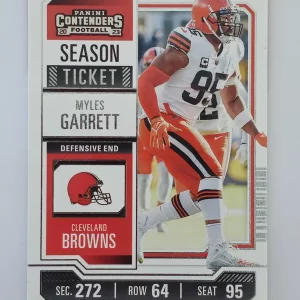 Panini Contenders Football 2023 | #25 Myles Garrett | Cleveland Browns | Game Over Sports Cards site de vente de cartes à collectionner NFL Football Américain