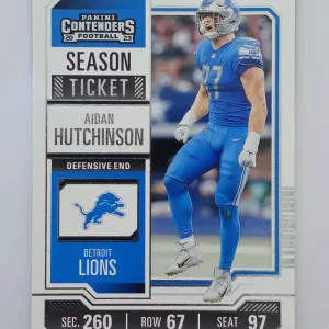 Panini Contenders Football 2023 | #33 Aidan Hutchinson | Detroit Lions | Game Over Sports Cards site de vente de cartes à collectionner NFL Football Américain