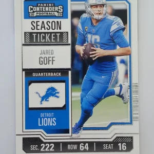 Panini Contenders Football 2023 | #35 Jared Goff | Detroit Lions | Game Over Sports Cards site de vente de cartes à collectionner NFL Football Américain