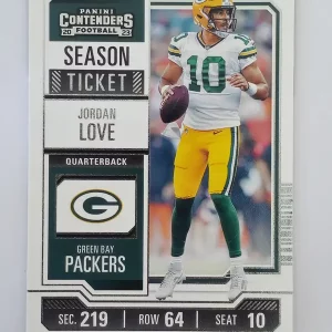 Panini Contenders Football 2023 | #39 Jordan Love | Green Bay Packers | Game Over Sports Cards site de vente de cartes à collectionner NFL Football Américain