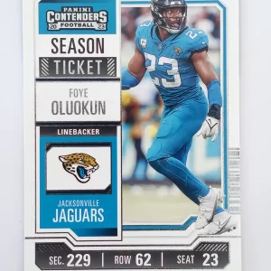 Panini Contenders Football 2023 | #46 Foye Oluokun | Jacksonville Jaguars | Game Over Sports Cards site de vente de cartes à collectionner NFL Football Américain