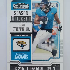 Panini Contenders Football 2023 | #47 Travis Etienne Jr. | Jacksonville Jaguars | Game Over Sports Cards site de vente de cartes à collectionner NFL Football Américain