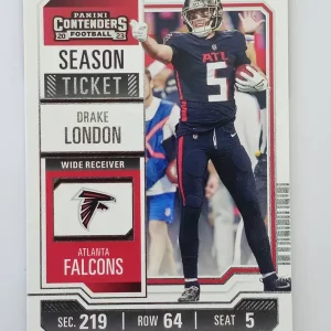 Panini Contenders Football 2023 | #5 Drake London | Atlanta Falcons | Game Over Sports Cards site de vente de cartes à collectionner NFL Football Américain