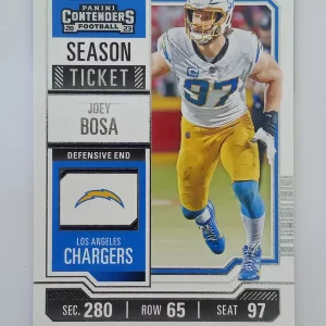 Panini Contenders Football 2023 | #58 Joey Bosa | Los Angeles Chargers | Game Over Sports Cards site de vente de cartes à collectionner NFL Football Américain