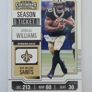 Panini Contenders Football 2023 | #73 Jamaal Williams | New Orleans Saints | Game Over Sports Cards site de vente de cartes à collectionner NFL Football Américain