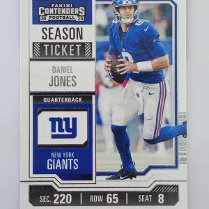 Panini Contenders Football 2023 | #75 Daniel Jones | New York Giants | Game Over Sports Cards site de vente de cartes à collectionner NFL Football Américain