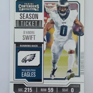 Panini Contenders Football 2023 | #78 D’Andre Swift | Philadelphia Eagles | Game Over Sports Cards site de vente de cartes à collectionner NFL Football Américain