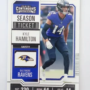 Panini Contenders Football 2023 | #8 Kyle Hamilton | Baltimore Ravens | Game Over Sports Cards site de vente de cartes à collectionner NFL Football Américain
