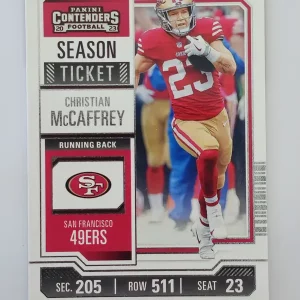 Panini Contenders Football 2023 | #87 Christian McCaffrey | San Francisco 49ers | Game Over Sports Cards site de vente de cartes à collectionner NFL Football Américain