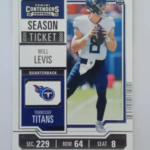 Panini Contenders Football 2023 | #97 Will Levis | Tennessee Titans | Carte Rookie | Game Over Sports Cards site de vente de cartes à collectionner NFL Football Américain