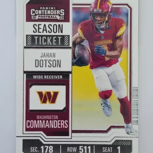 Panini Contenders Football 2023 | #99 Jahan Dotson | Washington Commanders | Game Over Sports Cards site de vente de cartes à collectionner NFL Football Américain