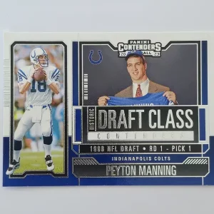 Panini Contenders Football 2023 | #HDC-PM Peyton Manning | Indianapolis Colts | Historic Draft Class Contenders | Game Over Sports Cards site de vente de cartes à collectionner NFL Football Américain