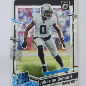 Panini Donruss Optic Football 2023 | #259 Jakorian Bennett | Las Vegas Raiders | Rated Rookie Panini Donruss Optic Football 2023 | #259 Jakorian Bennett | Las Vegas Raiders | Rated Rookie | Game Over Sports Cards site de vente de cartes à collectionner NFL Football Américain