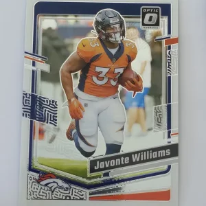 Panini Donruss Optic Football 2023 | #54 Javonte Williams | Denver Broncos | Game Over Sports Cards site de vente de cartes à collectionner NFL Football Américain