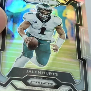 Panini Prizm Football 2023 | #244 Jalen Hurts | Philadelphia Eagles | Parallel Silver Prizm