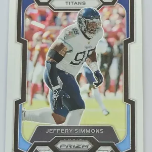 Panini Prizm Football 2023 | #286 Jeffery Simmons | Tennessee Titans