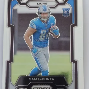 Panini Prizm Football 2023 | #332 Sam LaPorta | Detroit Lions | Carte Rookie