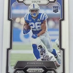 Panini Prizm Football 2023 | #344 Evan Hull | Indianapolis Colts | Carte Rookie