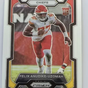 Panini Prizm Football 2023 | #349 Felix Anudike-Uzomah | Kansas City Chiefs | Carte Rookie