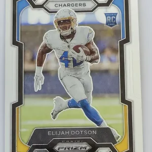 Panini Prizm Football 2023 | #352 Elijah Dotson | Los Angeles Chargers | Carte Rookie