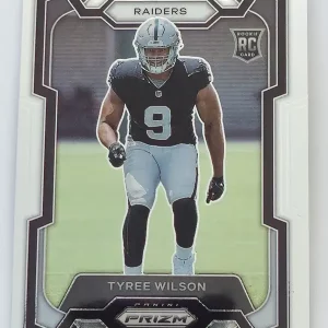 Panini Prizm Football 2023 | #363 Tyree Wilson | Las Vegas Raiders | Carte Rookie