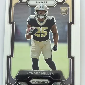 Panini Prizm Football 2023 | #375 Kendre Miller - New Orleans Saints | Carte Rookie