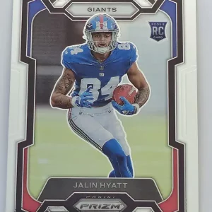 Panini Prizm Football 2023 | #378 Jalin Hyatt | New York Giants | Carte Rookie