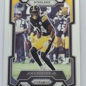 Panini Prizm Football 2023 | #386 Joey Porter Jr. | Pittsburgh Steelers | Carte Rookie