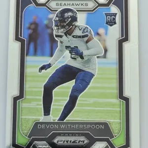 Panini Prizm Football 2023 | #389 Devon Witherspoon | Seattle Seahawks | Carte Rookie