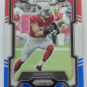 Panini Prizm Football 2023 | #6 Zach Ertz | Arizona Cardinals | Parallel Red White & Blue