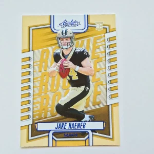 Panini Absolute Football 2023 | #135 Jake Haener - New Orleans Saints | Blue Rookie Card