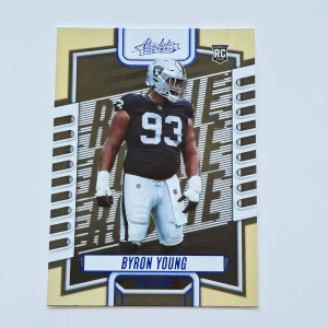 Panini Absolute Football 2023 | #178 Byron Young | Las Vegas Raiders | Carte Rookie Parallel Blue