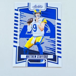 Panini Absolute Football 2023 | #19 Matthew Stafford | Los Angeles Rams | Parallel Blue