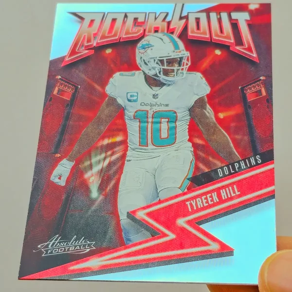 Panini Absolute Football 2023 | #19 Tyreek Hill | Miami Dolphins | Rock Out