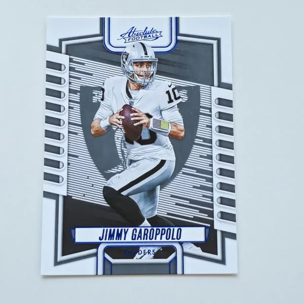 Panini Absolute Football 2023 | #2 Jimmy Garoppolo | Las Vegas Raiders | Parallel Blue