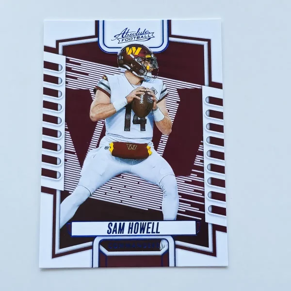 Panini Absolute Football 2023 | #29 Sam Howell | Washington Commanders | Parallel Blue