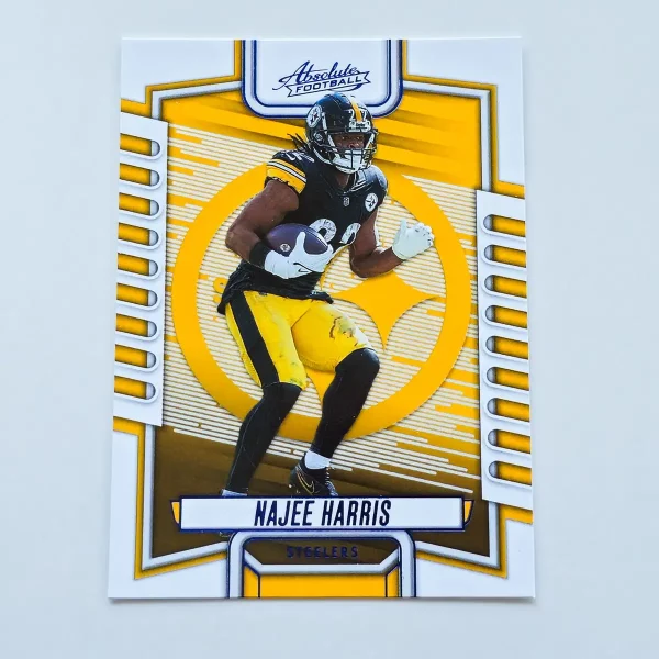 Panini Absolute Football 2023 | #34 Najee Harris | Pittsburgh Steelers | Parallel Blue