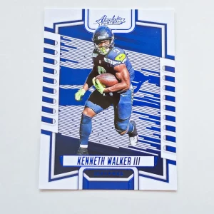 Panini Absolute Football 2023 | #42 Kenneth Walker | Seattle Seahawks | Parallel Blue