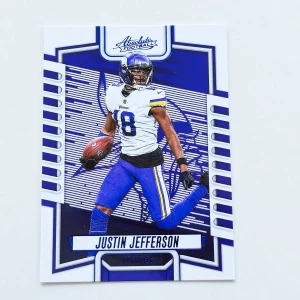 Panini Absolute Football 2023 | #49 Justin Jefferson | Minnesota Vikings | Parallel Blue