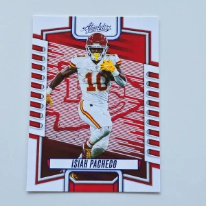 Panini Absolute Football 2023 | #53 Isiah Pacheco | Kansas City Chiefs | Parallel Blue