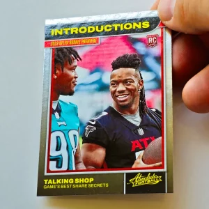 Panini Absolute Football 2023 | #6 Bijan Robinson - Jalen Carter | Atlanta Falcons - Philadelphia Eagles | Introductions Rookie Premiere