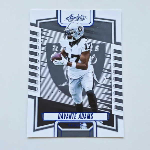 Panini Absolute Football 2023 | #76 Davante Adams | Las Vegas Raiders | Parallel Blue