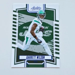 Panini Absolute Football 2023 | #87 Garrett Wilson | New York Jets | Parallel Blue