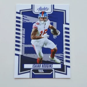 Panini Absolute Football 2023 | #90 Isaiah Hodgins | New York Giants | Parallel Blue