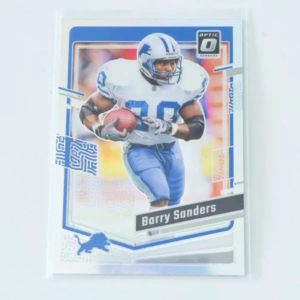 Panini Donruss Optic Football 2023 | #60 Barry Sanders | Detroit Lions | Parallel Silver Prizm – Image 2