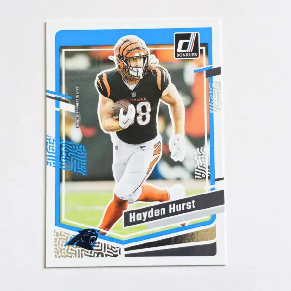 Panini Donruss Football 2023 | #42 Hayden Hurst | Carolina Panthers