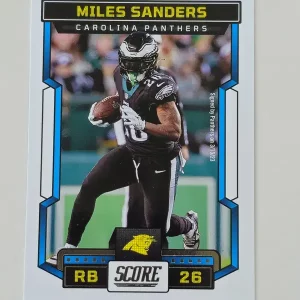 Panini Score Football 2023 | #245 Miles Sanders | Carolina Panthers