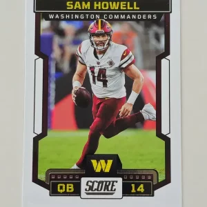 Panini Score Football 2023 | #253 Sam Howell | Washington Commanders