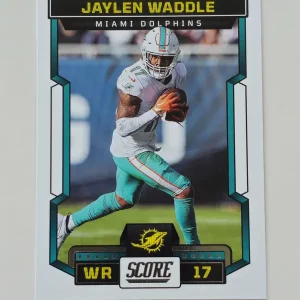 Panini Score Football 2023 | #274 Jaylen Waddle | Miami Dolphins
