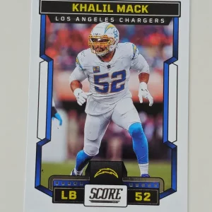 Panini Score Football 2023 | #297 Khalil Mack | Los Angeles Chargers
